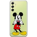 ERT GROUP Coque de téléphone Portable pour Samsung A34 5G Original et sous Licence Officielle Disney Motif Mickey 053 Parfaitement adapté à la Forme du téléphone Portable, partiel imprimé