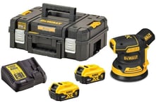 Dewalt DCW210P2 18v XR Brushless 125mm Random Orbital Sander 2X 5.0ah Batteries