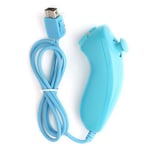 Manette Nunchuk Filaire pour Wii U Bleu