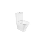 Pack WC THE GAP sortie duale 2-4L alimentation latérale-sans bride-compact-abattant frein chute-Blanc