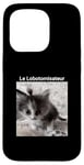 Coque pour iPhone 15 Pro evillarry larry chat meme brainrot lobotomisateur mastermind