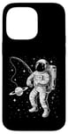 Coque pour iPhone 14 Pro Max Funny Planet Astronaute Galaxie Espace Astronaute Pêche