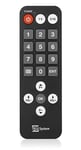 Télécommande Universelle TELE System 2 en 1 Simple pour Décodeur et TV, avec des Boutons Larges et Bien Visibles. Contrôle Confortable et précis, Facile à Utiliser pour Tous.