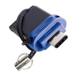 Verbatim 49966 USB-minnepenn 32 GB USB Type-A / USB Type-C 3.2 Gen 1 (3.1 Gen 1) svart, blå, sølv