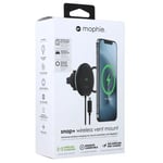 Mophie Snap+ Wireless 15W Car Charging Vent Mount for iPhones & Galaxy Phones