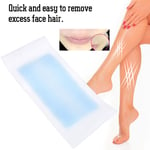 Blue 10Pcs Hair Removal Leg Body Face Wax Papers Depilatory Wax Strips Ggm