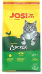 JosiCat Crunchy Chicken (3 x 1,9 kg) | Nourriture pour Chat avec Poulet Tendre Ainsi Que des acides Gras et vitamines précieux | Nourriture sèche de qualité supérieure pour Chats Adultes | Powered by