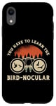 iPhone XR Watch Birds The Bird Nocular Vintage Retro Bird Watcher Case