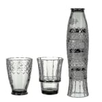 Koi Glas Set Fisk Högt Glas Cocktail Ölglas Stapelbar Mug Set Glasvaror Klar Grå Black