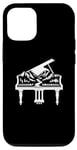 Coque pour iPhone 12/12 Pro Piano Graphic Art Pianist Design For Women And Men