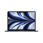 MacBook Air 13-tommer Apple M2 med 8-kjerners CPU, 8-kjerners GPU / 24 GB / 2 TB SSD / 70-watt / Midnatt - Dansk