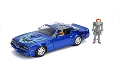 Jada Toys Hollywood Rides It Chapter Two Pennywise & Henry Bower's Pontiac Firebird, 1: 24 Red Die-Cast Vehicle with 7cm Figure