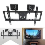 TV Bracket Wall Mount Corner Dual Articulating Arm Swivel for 30-65 inch to 45kg