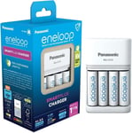 Eneloop Smart & Quick Charger + 4 x AA 2000mAh Batteries Panasonic TADO