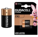 Duracell CR2 Lithium Photo Batteries DLCR2 ELCR2 CR15H270 x 2 - Long Expiry