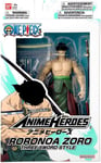 Bandai Anime Heroes One Piece - Roronoa Zoro Three Sword Style ~17cm