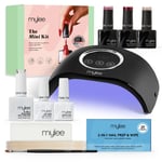 Mylee Mini Kit Professional Nail Care Starter Set LED Lamp Top Base Gel Polish