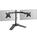 TV mount,PC Monitor Arm Bracket,Desk Stand Versatile Stable Base with Dual Arm Height Adjustable,Horizontal and Vertical Rotate for 10-27 Screens,Easy Installation