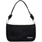 Desigual, ACCESSOIRES NYLON À TRAVERS LE SAC CORPS Femme, Noir, One size