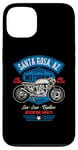 Coque pour iPhone 13 Santa Rosa AZ USA Style rétro vieilli Style moto