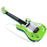 Jouet électrique, instrument de musique jouet guitare musicale, basse musicale enfants cadeau décoration de fête pour les enfants(green)