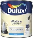 Dulux Smooth Creamy Matt Emulsion - Jasmine White - 2.5L - Walls and Ceiling