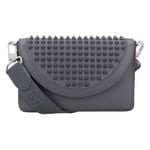 Christian Louboutin Mens Explorafunk Shoulder Bag - Grey material_Calf_Leather - One Size