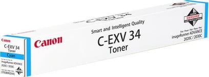 Genuine Canon C-EXV34 Cyan Toner Cartridge C2020 C2025 C2030 A- VAT Inc