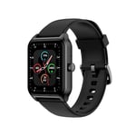 WIFIT - Montre connectée WiWatch S Plus Noir Android et iOS -IP68 - A-GPS - Cardiofrequencemètre - Moniteur de Sommeil - Capteur d'oxygène - 100 Modes Sportifs - Autonomie de 10 Jours.
