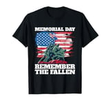 Memorial Day Remember the Fallen USA Flag T-Shirt