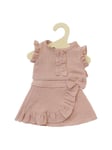 Heless Dolls Wrap Skirt Pink with Ruffles 35-45 cm