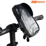 MiRiDER eBike Branded Waterproof Lightweight Dual Zip Black Phone Holder