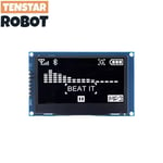 écran LCD OLED pour Ardu37C51",technologie SSD1309,2.4,4 broches,IIC,I2C,éventuelles I,interface série,2.42 pouces,128 pouces,"12864x64 - Type SPI interface White