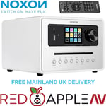 Noxon iRadio 500 CD White, CD Player DAB+/FM/Internet Radio & Bluetooth Wi-Fi