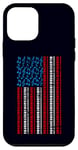 Coque pour iPhone 12 mini Clavier électrique drapeau américain 4 juillet pour homme et femme