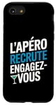 Coque pour iPhone SE (2020) / 7 / 8 L'Apéro Recrute Engagez-vous Humour Convivialité Amusant