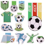 JIANTA Marque Page Magnetique, 12 Marque-Page Drôle, Thème football, Cadeaux de Fête pour le Football, Marque-Page pour les Étudiants qui Lisent des Cadeaux, Accessoires de Lecture