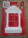 Porcelain Elf Door Christmas Elves Behaving Badly Fairy Door Xmas Fairytale