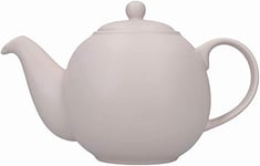 London Pottery Globe Grande Théière avec Passoire dans Une Boîte Cadeau en Céramique, Rose Nordique, 6 Tasses (1,2 litre)