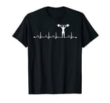 Weightlifting Heartbeat EKG Weightlifting Coach for Men T-Shirt