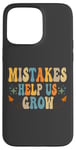 Coque pour iPhone 15 Pro Max Groovy Growth Mindset Positive Retro Teachers Retournent à l'école