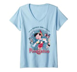 Disney Pinocchio For The Happiest Time In Your Life Retro V-Neck T-Shirt