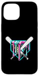 iPhone 15 Baseball Home Plate Drip 2 Ice-Cream for Softball Case