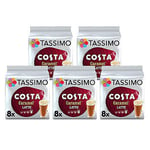 Costa Tassimo Caramel Latte Coffee Pods, 40 Servings