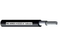 Photovoltaic Cable // Mg Wires // 1X6mm2, 0.6/1Kv Black H1z2z2-K-6Mm2 Bk, 100M Package