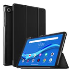 Lenovo Tab M10 FHD Plus viileä kolminkertainen nahkakotelo - Musta