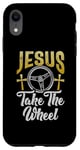 iPhone XR Jesus take the Wheel Hot Rod Case