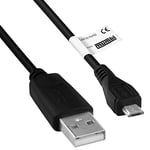mumbi 08265 - Câble de remplacement USB pour Micro USB / Câble de données Kindle pour Amazon Kindle / Kindle Fire / Clavier Kindle / Kindle Paperwhite / Kindle Touch