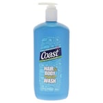 Coast Classic Scent Body Wash - Hair and Body Dual Action Formula Shower Gel Body Wash - Deep-Cleansing Gel Texture - Hydrating Body Wash - 946 ml