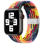 Braided Fabric armband Apple Watch 4/5/6/7/SE/Ultra (42/44/45/49mm) Multicolor